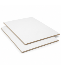 HDF lacuit alb ambele fete pentru placarea peretilor laterali 3mm, 2850 x 2070 mm